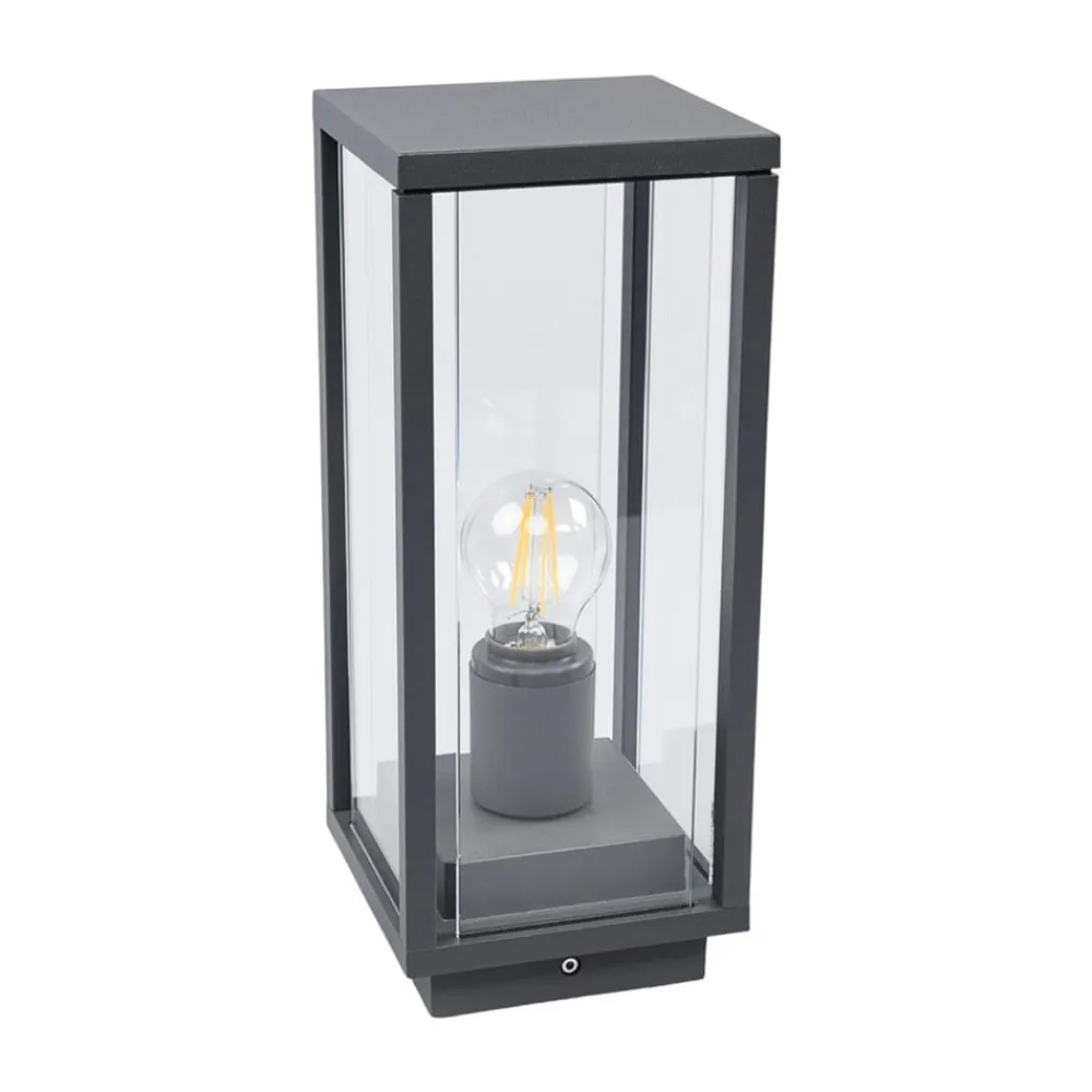 Lucande Terrassebelysning|Sokkellamper > Annalea sokkellampe, 35 cm, antracit, IP54