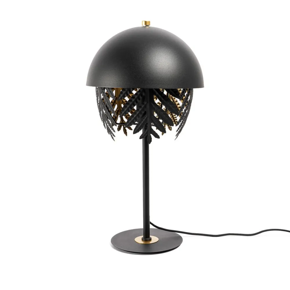 Lucande Bordlamper > Aparas bordlampe bladlook, sort-guld