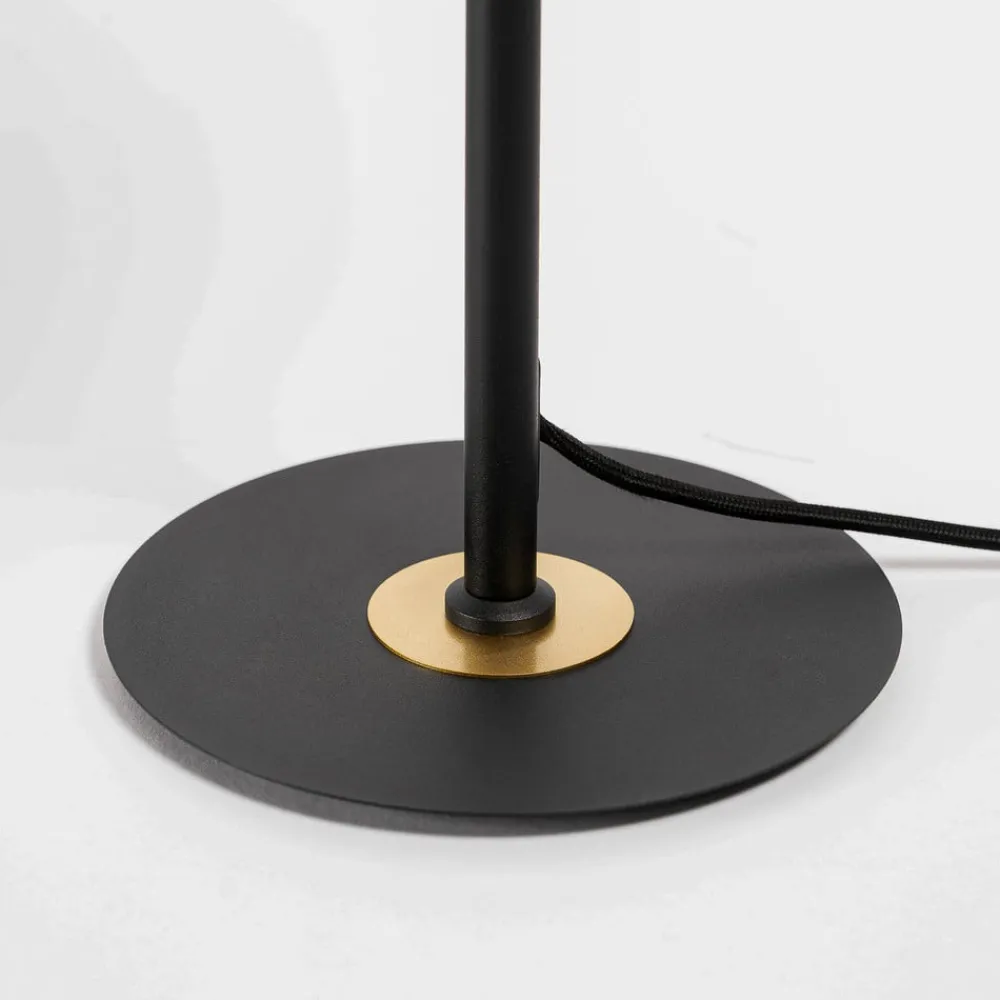 Lucande Bordlamper > Aparas bordlampe bladlook, sort-guld