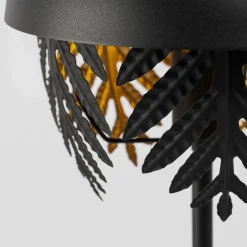 Lucande Bordlamper > Aparas bordlampe bladlook, sort-guld