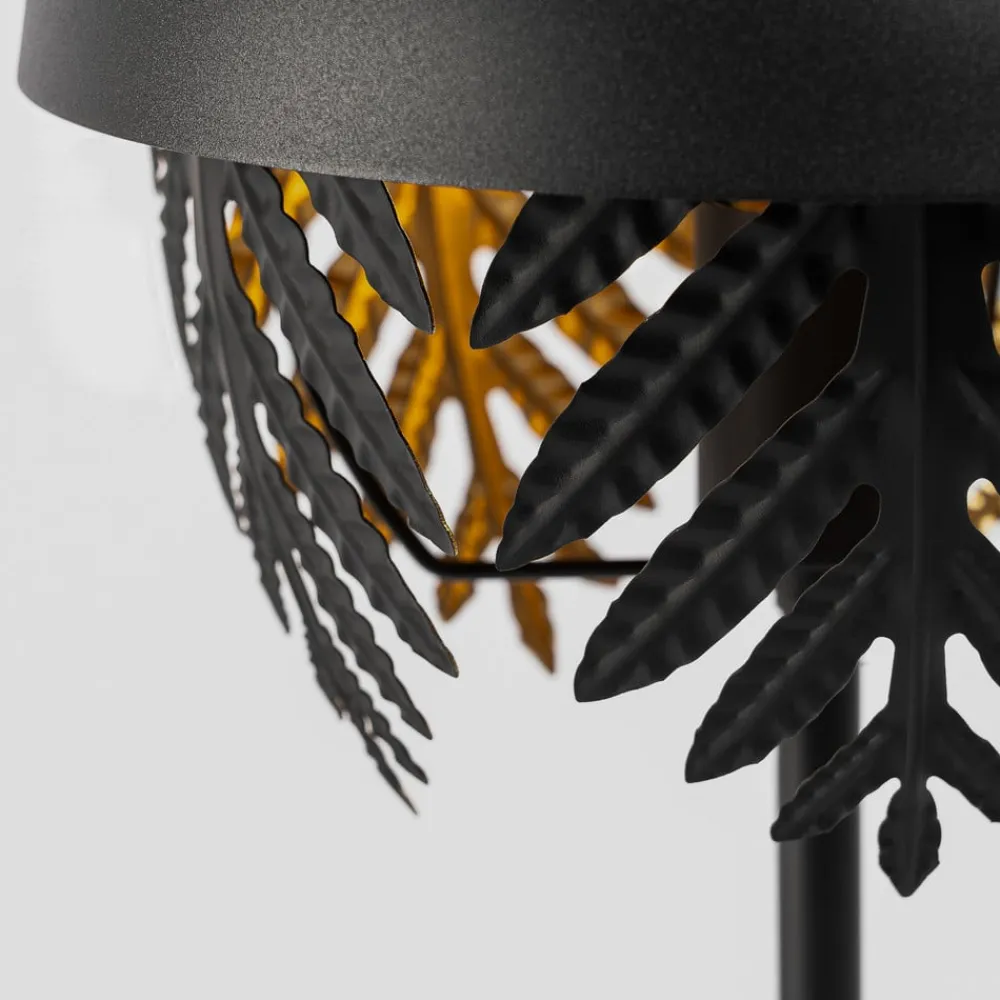 Lucande Bordlamper > Aparas bordlampe bladlook, sort-guld