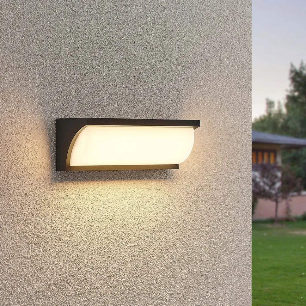Lucande Terrassebelysning|Væglamper > Aune LED udendørs væglampe
