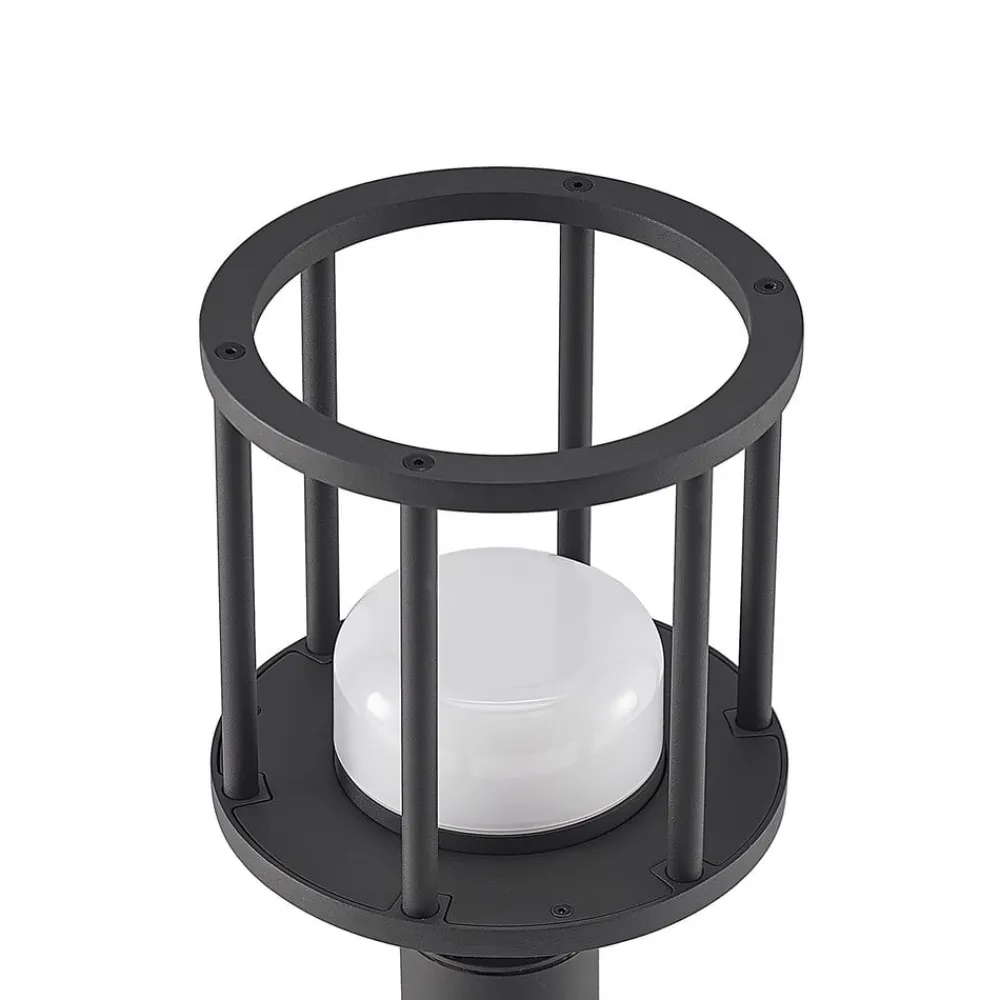 Lucande Gadebelysning > Berenike 60 cm vejlampe, mørkegrå, metal, GX53