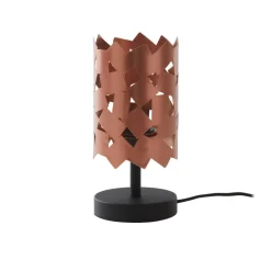 Lucande Bordlamper > bordlampe Aeloria, kobber, jern, Ø 12 cm, E27
