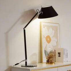 Bordlamper ^ Lucande bordlampe Dansari, sort, metal, justerbar