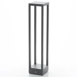 Terrassebelysning|Gadebelysning ^ Lucande Carlota LED-vejlampe, antracit, 65 cm, metal
