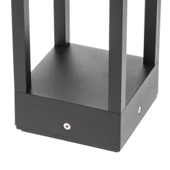 Terrassebelysning|Gadebelysning ^ Lucande Carlota LED-vejlampe, antracit, 65 cm, metal