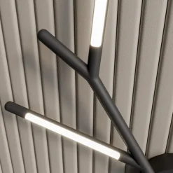 Lucande Væglamper > Cuerno LED-væglampe i sort-hvid