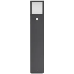 Gadebelysning Med Sensor|Terrassebelysning ^ Lucande Dewari vejlampe, bevægelsessensor, E27, 65 cm, IP54