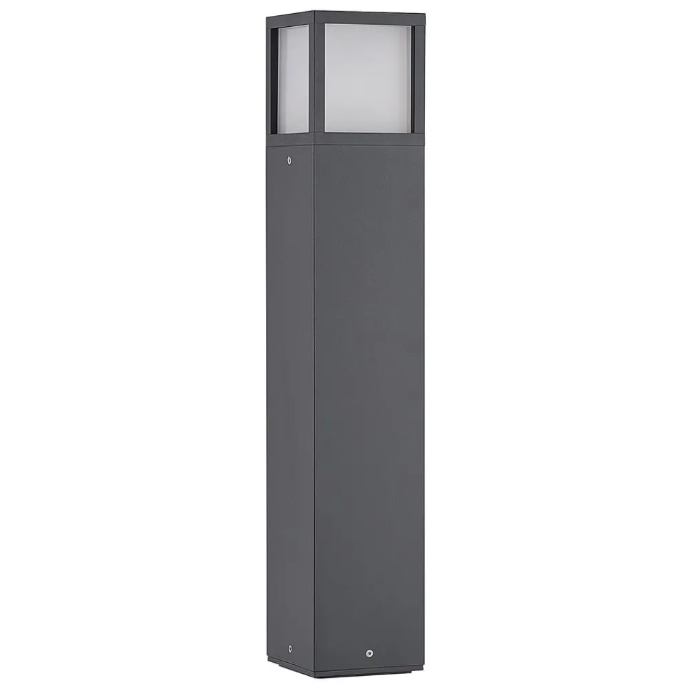 Lucande Terrassebelysning|Gadebelysning > Dewari vejlampe, E27, 65 cm, mørkegrå, IP54