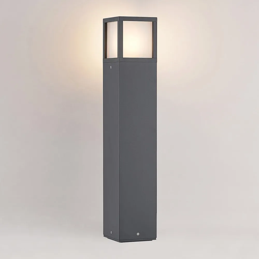 Lucande Terrassebelysning|Gadebelysning > Dewari vejlampe, E27, 65 cm, mørkegrå, IP54