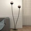Gulvlamper ^ Lucande Dustian gulvlampe, 2 lyskilder