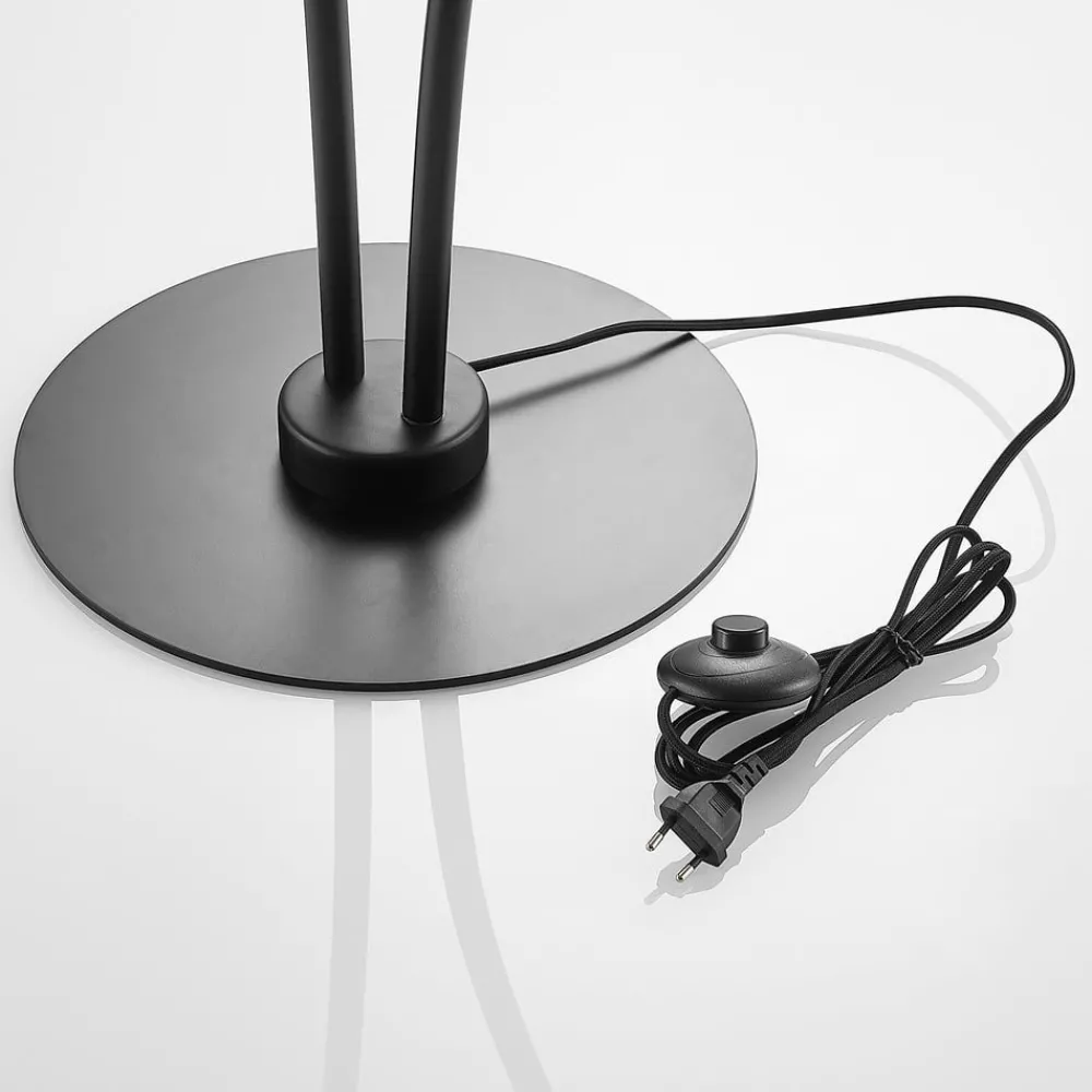 Gulvlamper ^ Lucande Dustian gulvlampe, 2 lyskilder