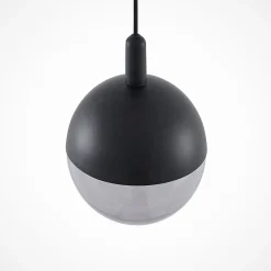 Pendellamper ^ Lucande Dustian pendellampe, glaskugle