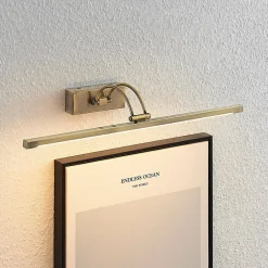 Lucande Gang|Pendellamper > Felena LED-gallerilampe, antik messing