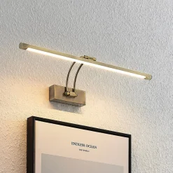 Lucande Gang|Pendellamper > Felena LED-gallerilampe, antik messing
