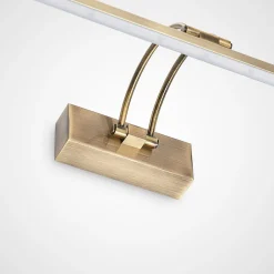 Lucande Gang|Pendellamper > Felena LED-gallerilampe, antik messing