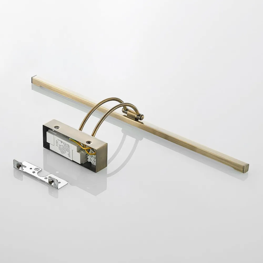 Lucande Gang|Pendellamper > Felena LED-gallerilampe, antik messing