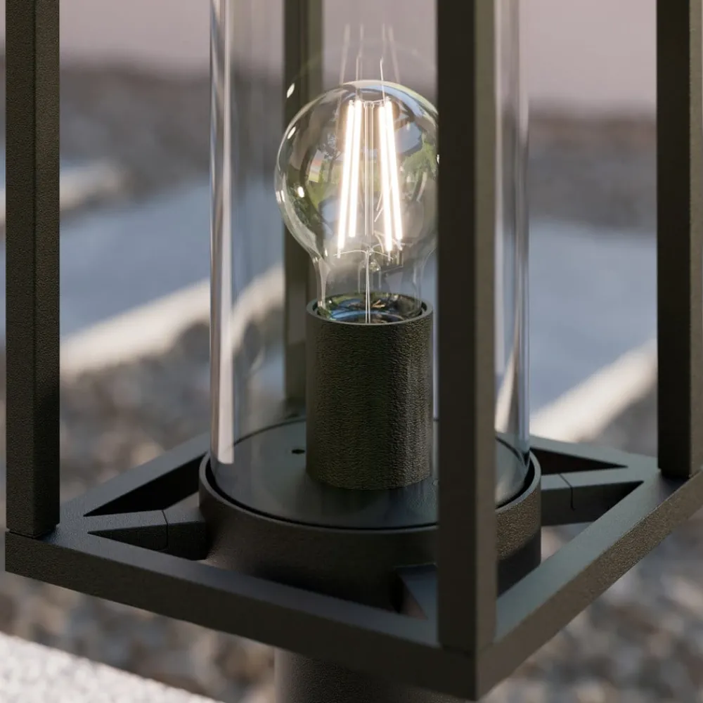 Terrassebelysning|Sokkellamper ^ Lucande Ferda sokkellampe, 37 cm, antracit, IP44