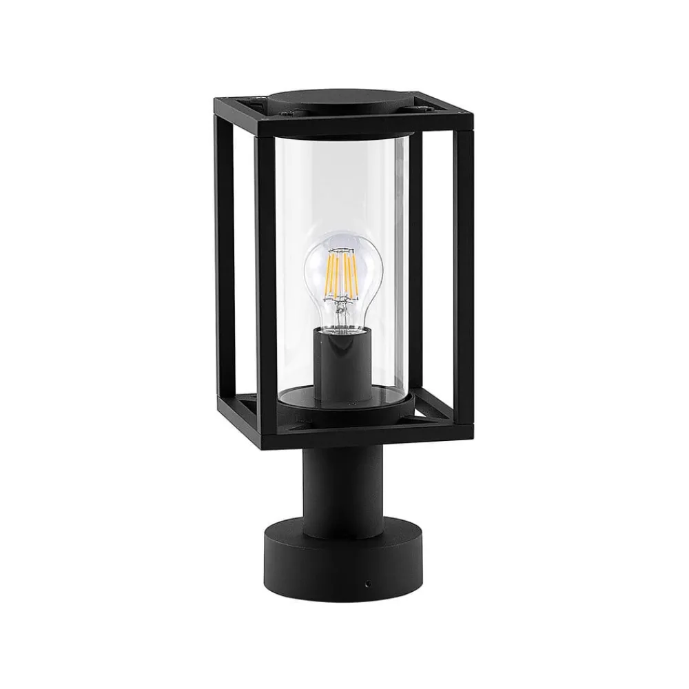 Terrassebelysning|Sokkellamper ^ Lucande Ferda sokkellampe, 37 cm, antracit, IP44