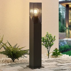 Lucande Terrassebelysning > Fiola sokkellampe, 60 cm, antracit, IP54