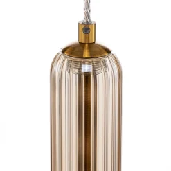 Lucande Pendellamper > Freylin pendel, 1-lys, rav, glas, 6 cm