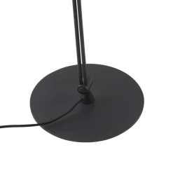 Gulvlamper|Gulvlamper ^ Lucande gulvlampe Caelia, sort, tekstil, justerbar