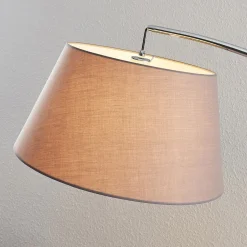 Gang|Pendellamper ^ Lucande gulvlampe Evelyna, grå/sort, metal, 192 cm