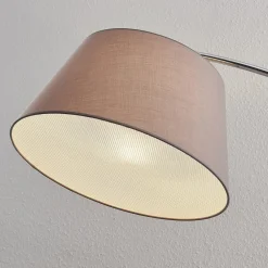 Gang|Pendellamper ^ Lucande gulvlampe Evelyna, grå/sort, metal, 192 cm