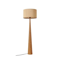 Lucande Gang|Gulvlamper > gulvlampe Fabrena, naturfarvet, bambus, højde 138 cm