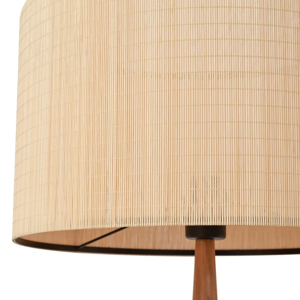 Lucande Gang|Gulvlamper > gulvlampe Fabrena, naturfarvet, bambus, højde 138 cm