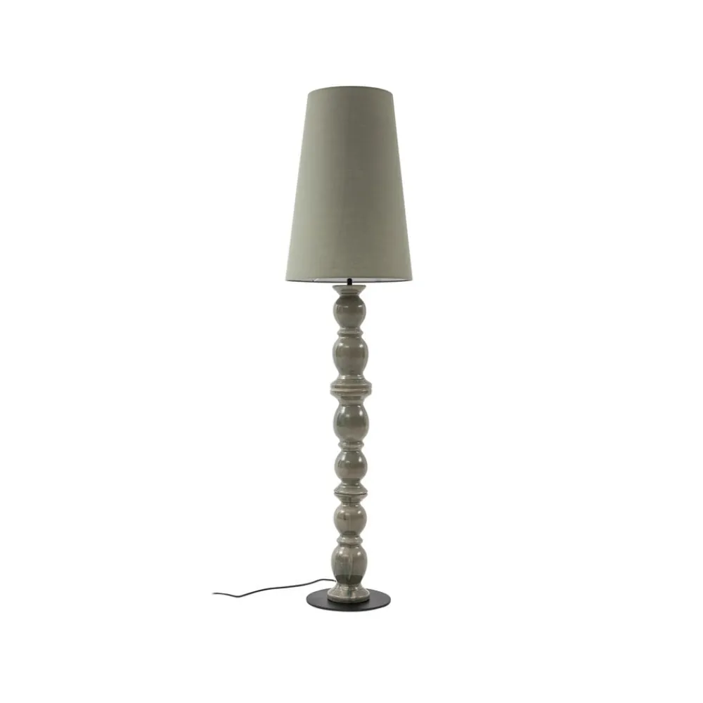 Lucande Gulvlamper > gulvlampe Lyndorin, grøn, keramik, 150 cm