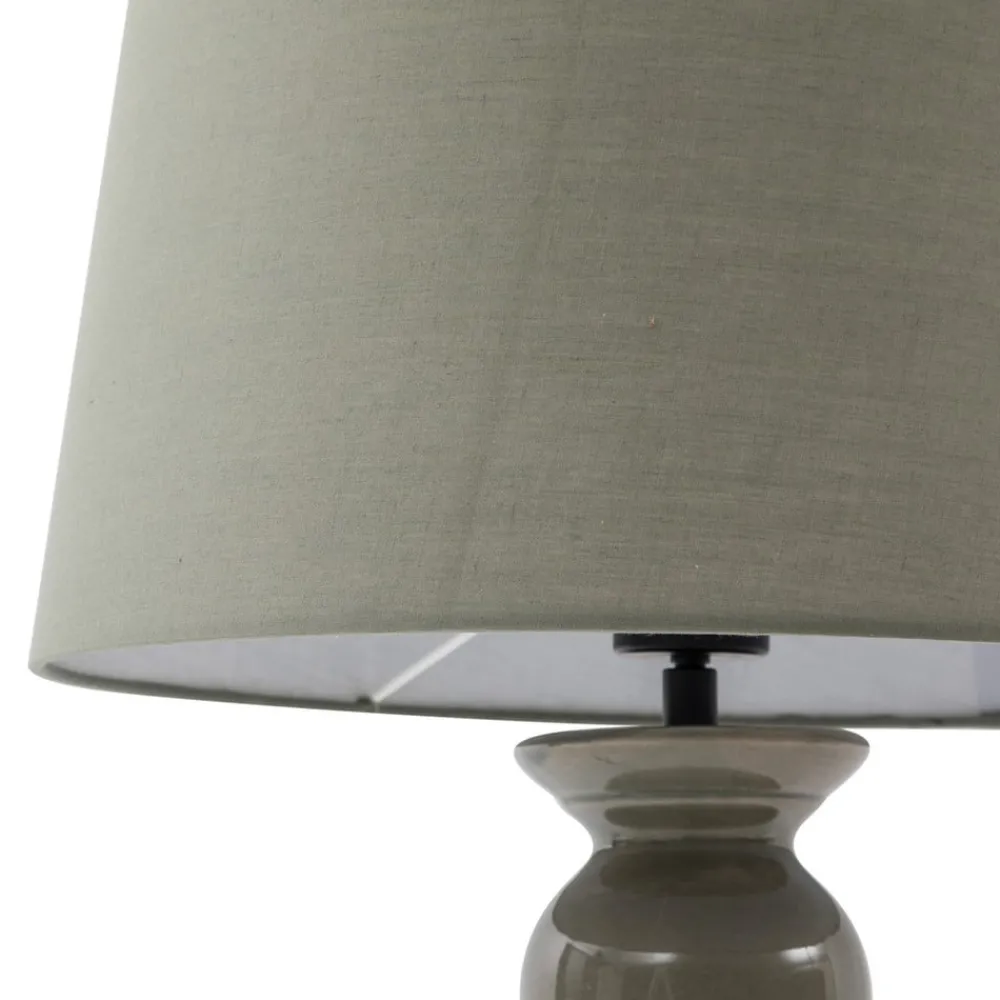Lucande Gulvlamper > gulvlampe Lyndorin, grøn, keramik, 150 cm