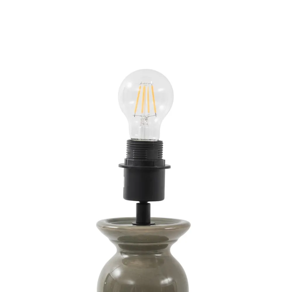 Lucande Gulvlamper > gulvlampe Lyndorin, grøn, keramik, 150 cm