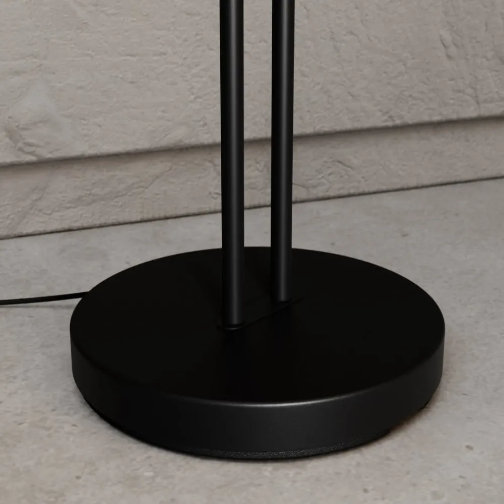 Lucande Pendellamper|Gulvlamper > gulvlampe Medira, sort, 2 lyskilder, justerbar, GU10