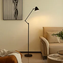 Lucande Gang|Pendellamper > gulvlampe Phina, sort/hvid, justerbar, E27