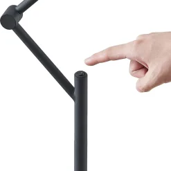 Lucande Gang|Pendellamper > gulvlampe Phina, sort/hvid, justerbar, E27
