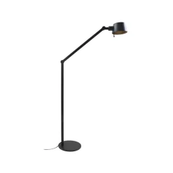 Lucande Arbejdsrum/Kontor|Gulvlamper > gulvlampe Silka, højde 173 cm, sort, metal