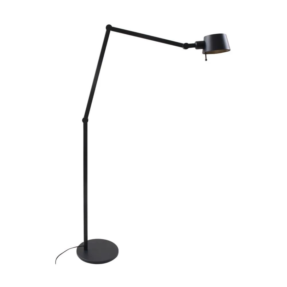 Arbejdsrum/Kontor|Gulvlamper ^ Lucande gulvlampe Silka, højde 216 cm, sort, metal