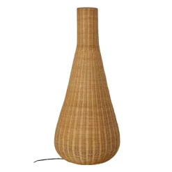 Lucande Gang|Gulvlamper > gulvlampe Takeo, rattan, højde 115 cm, E27