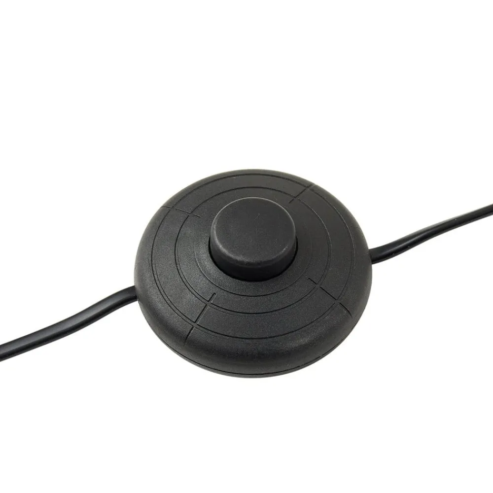 Lucande Gulvlamper > Helva gulvlampe, 150 cm, hvid/sort, drejelig