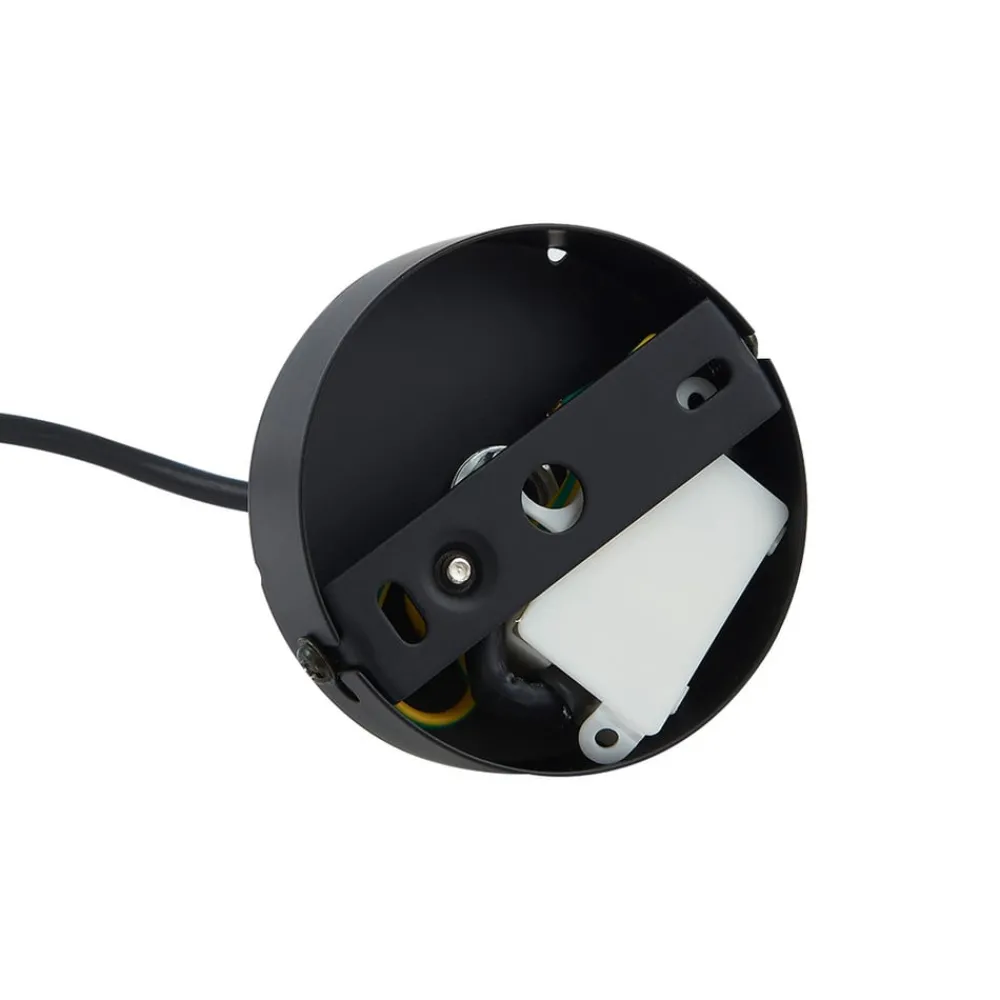 Lucande Pendellamper > hængelampe Bidolo, sort, glas, Ø 15 cm, IP44