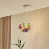 Lucande Pendellamper|Pendellamper > hængelampe Diborah, Ø 40 cm, farvet, glas, G9