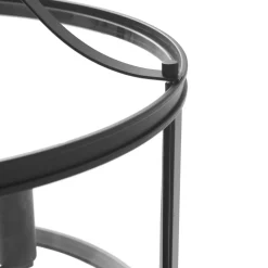 Pendellamper ^ Lucande hængelampe Eryk, Ø 40 cm, sort, glas, 3 lyskilder