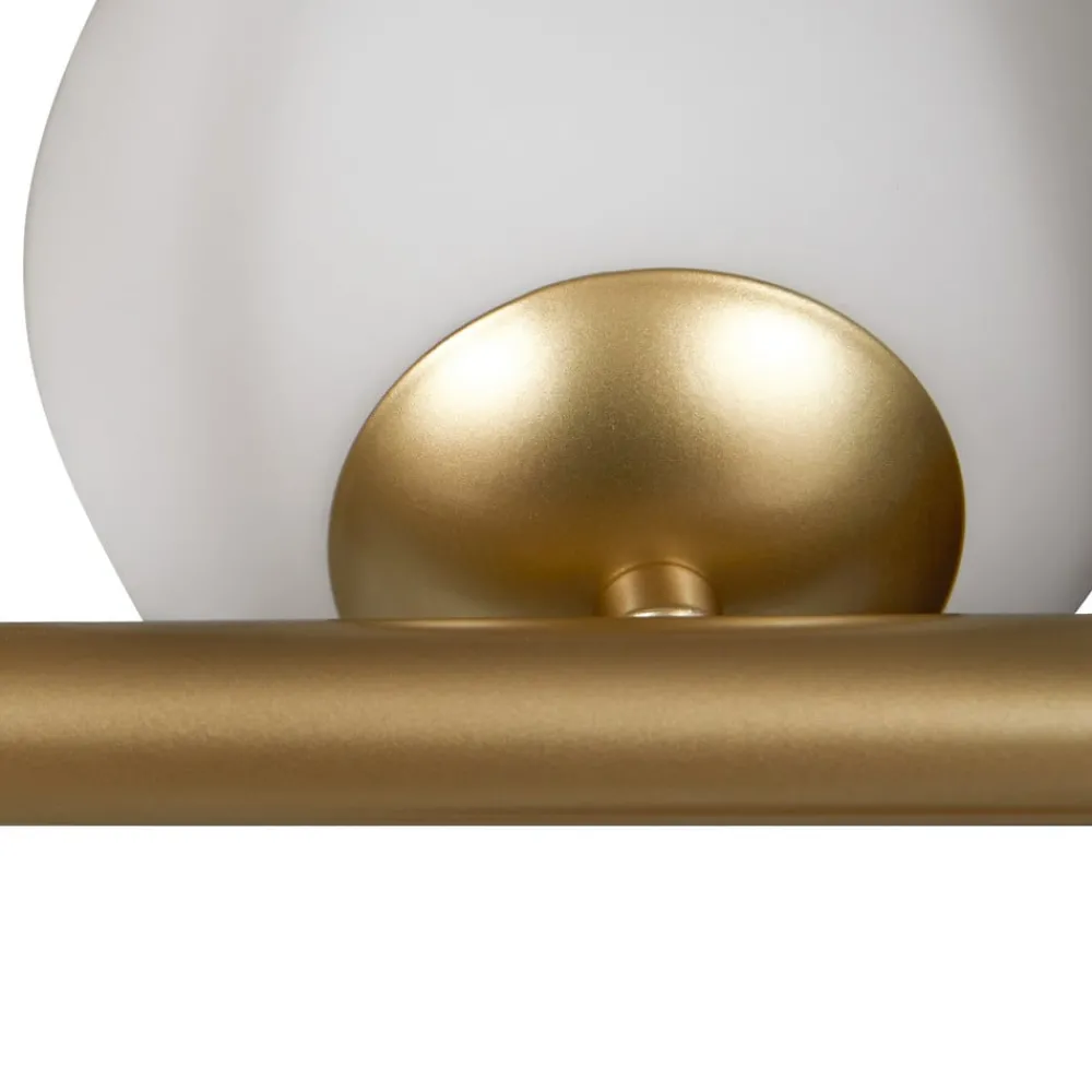 Lucande Pendellamper|Pendellamper > hængelampe Isandro, 95 cm, guld, hvid, 7 lyskilder, G9