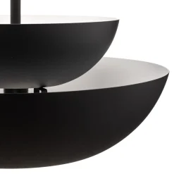 Lucande Pendellamper|Pendellamper > hængelampe Kellina, Ø 48 cm, sort, metal