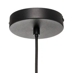 Lucande Pendellamper|Pendellamper > hængelampe Kellina, Ø 48 cm, sort, metal