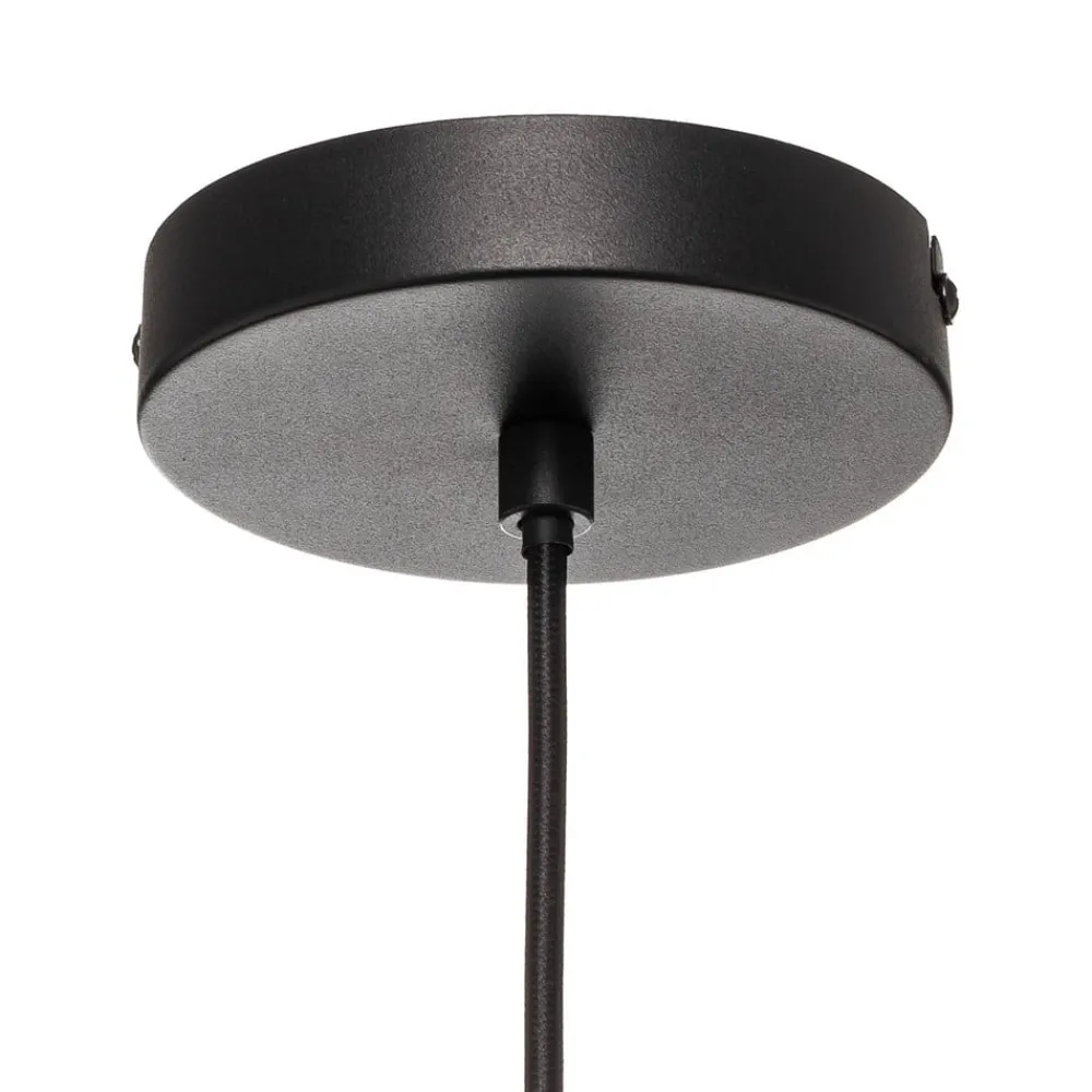 Lucande Pendellamper|Pendellamper > hængelampe Kellina, Ø 48 cm, sort, metal