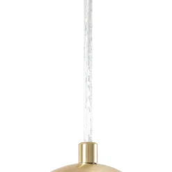 Lucande Pendellamper|Pendellamper > hængelampe Lunelle, messing, glas, 4 lyskilder, Ø 40 cm