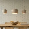 Lucande Pendellamper|Pendellamper > hængelampe Malisa, beige, 3 lyskilder, metal, 90 cm
